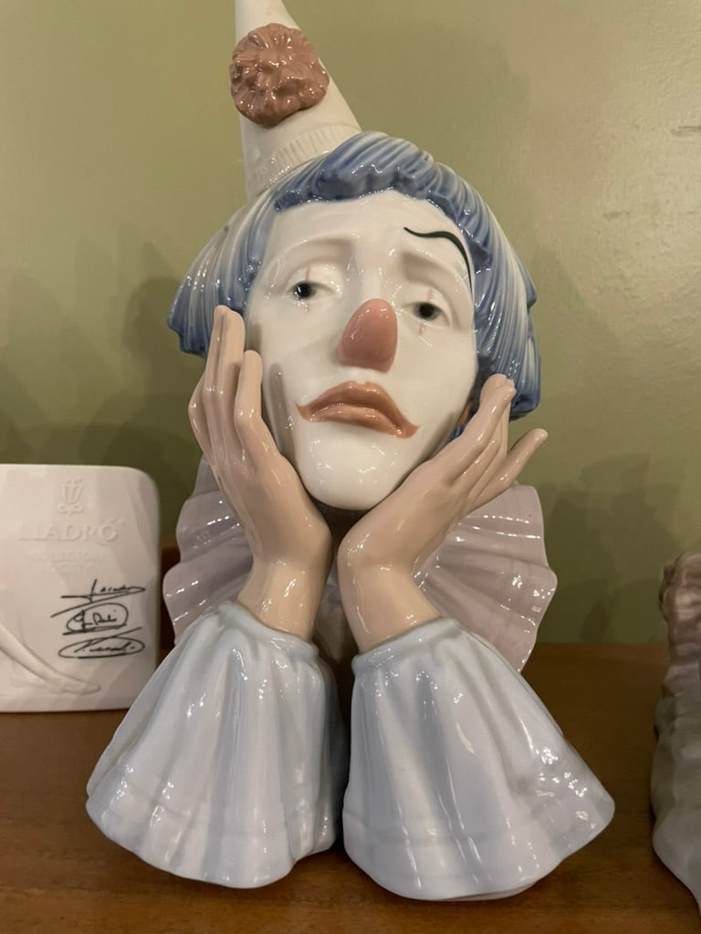 Lladro Jester Bust 5129
