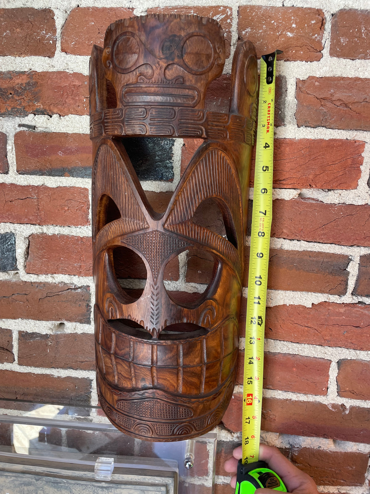 Double Faced Tiki Wall Mask