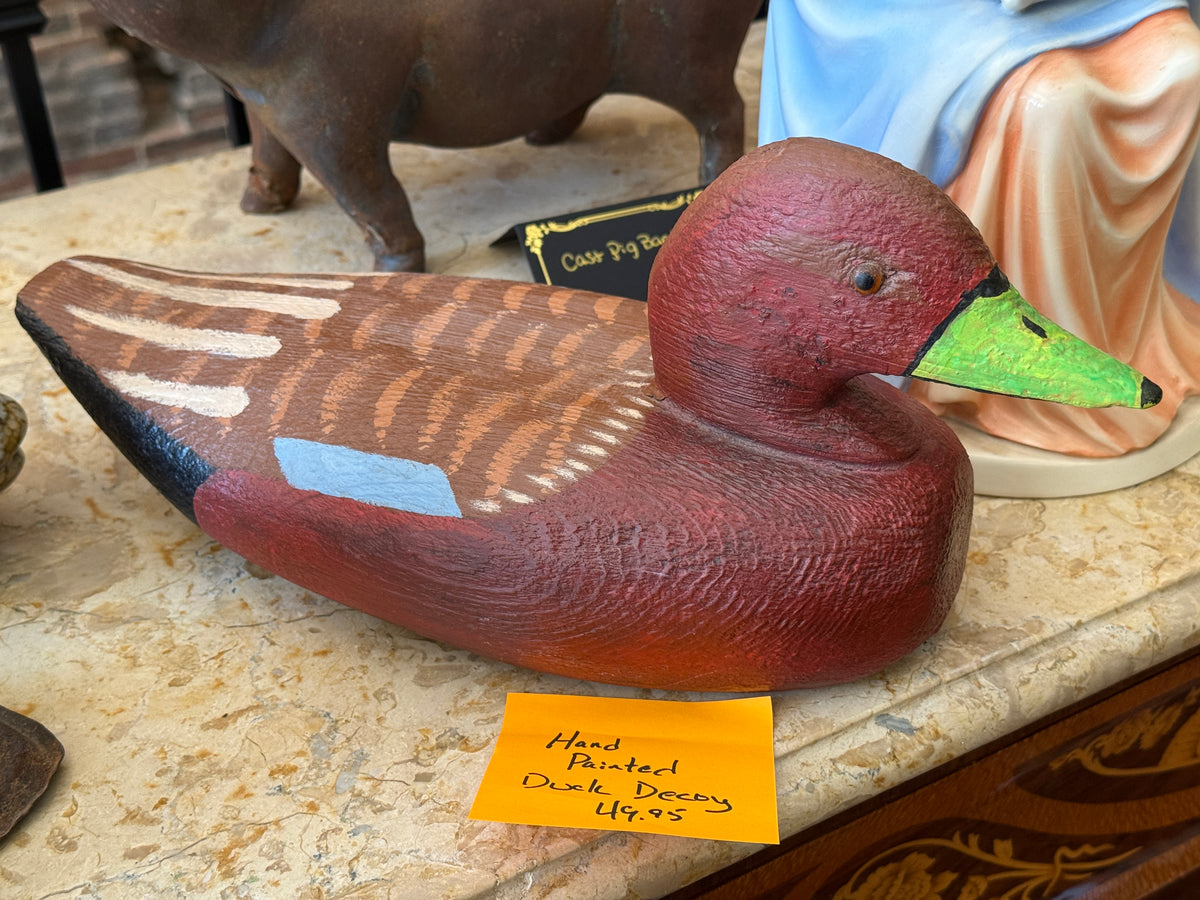 Hand-Painted Duck Decoy