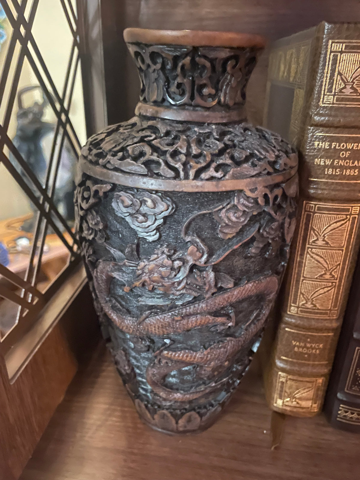 Dragon Relief Vase