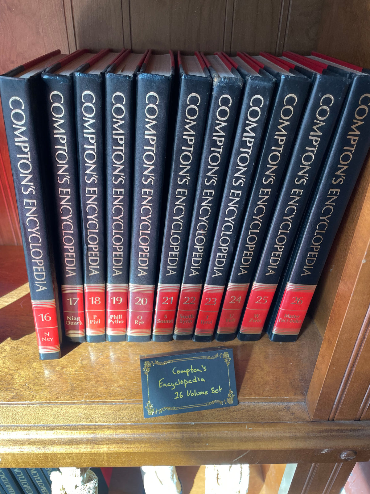 Compton's Encyclopedia Set 26 Volumes