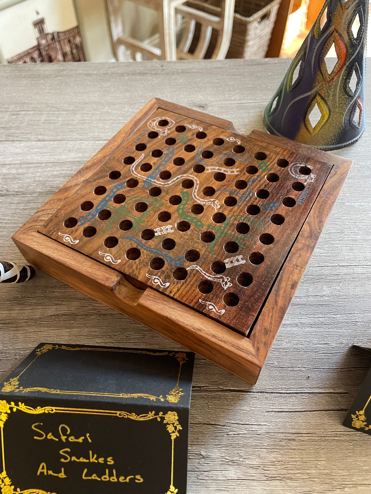Handmade Snake and Ladders Game