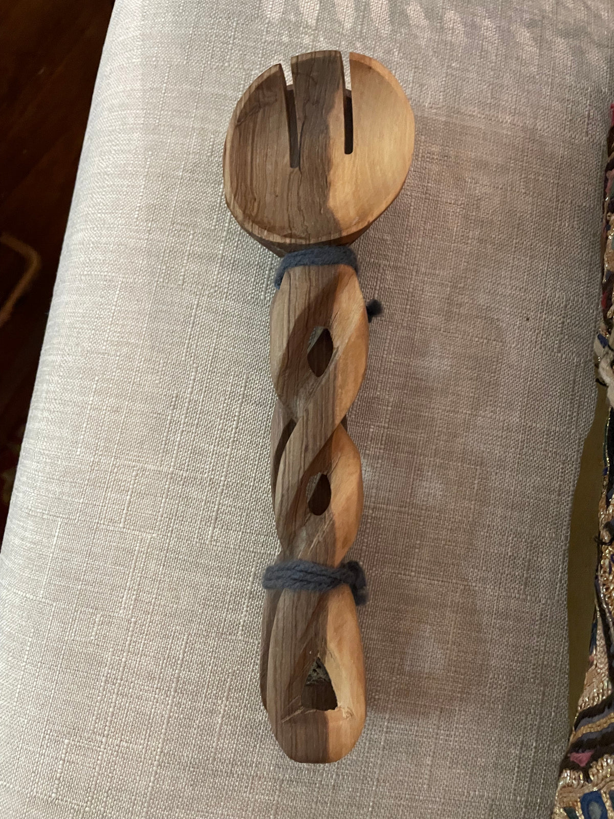 Petite Braided Hand-Carved Kenyan Serving Set