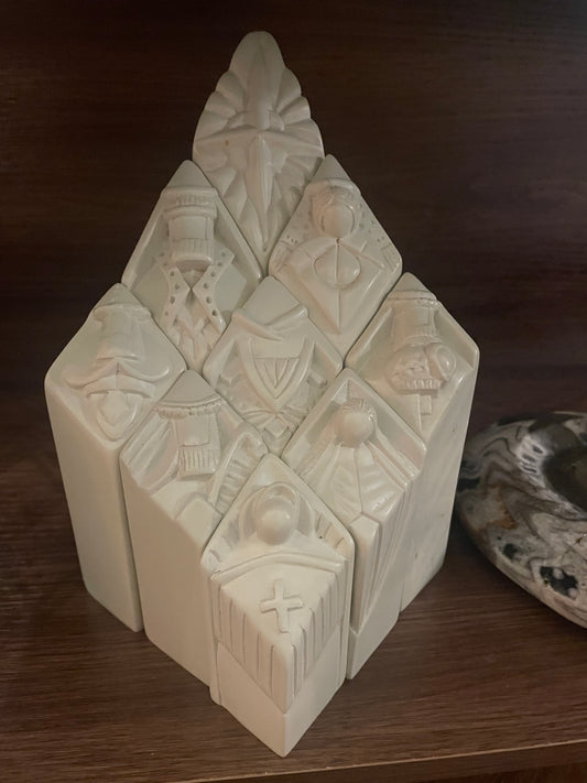 9-Piece Kenyan Soapstone Nativity Set