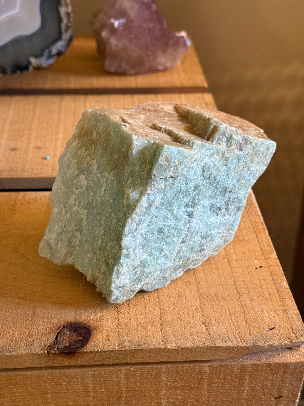 Raw Green Amazonite