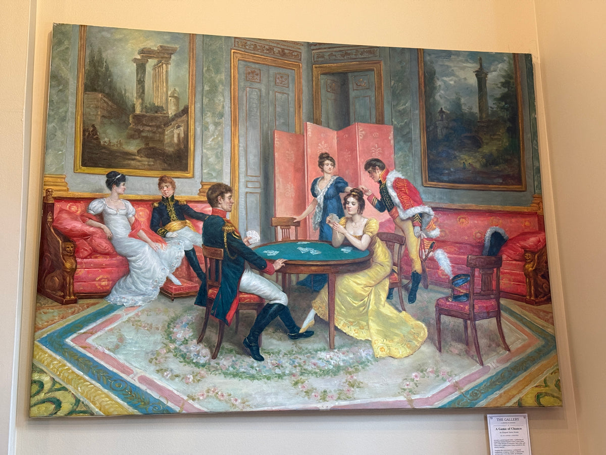 "A Game of Chance" Painting