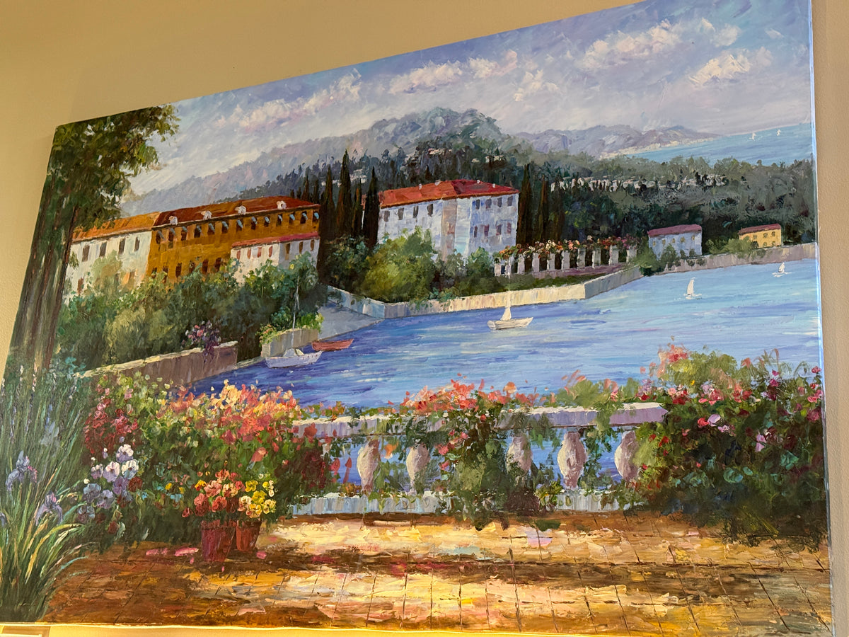 "Beyond the Garden Wall" Painting