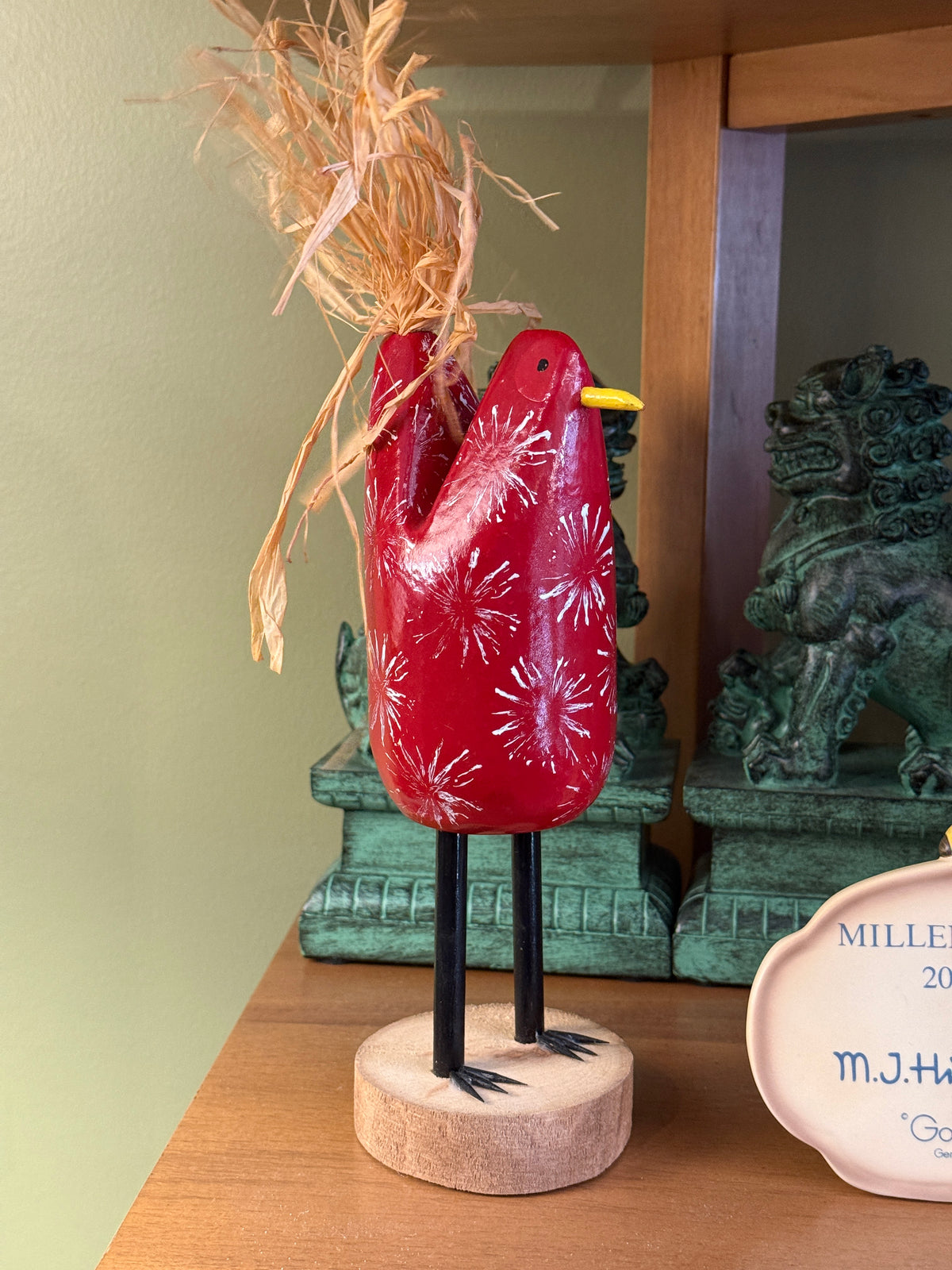 Handmade Folk Art Chicken